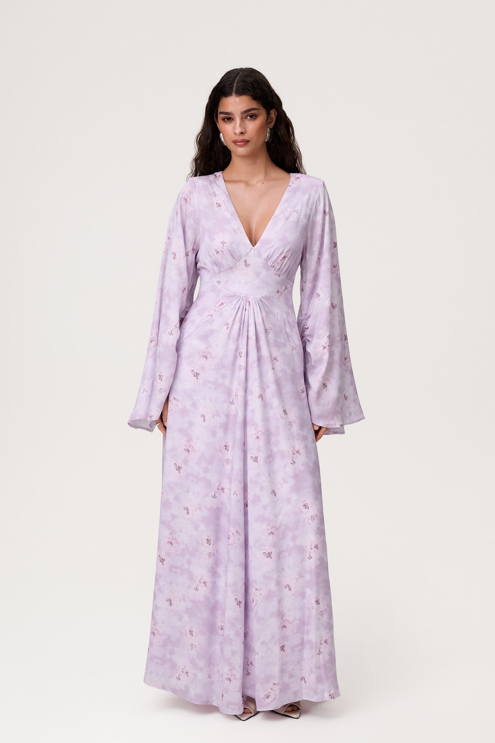 knee length dresses for ladies Barletta maxi dress in lavender