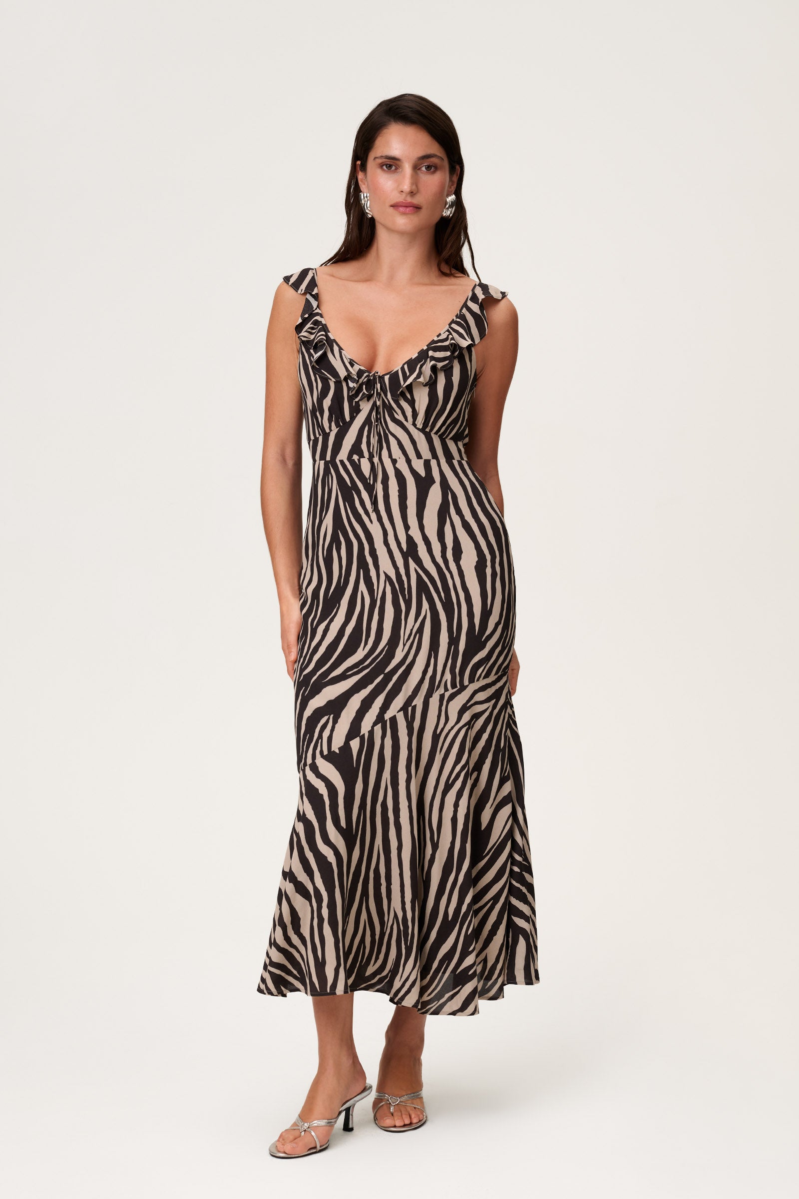 Amalfi Midi Dress in Zebra - Shop now adoore.com Amalfi Midi Dress in Zebra - Shop now adoore.com