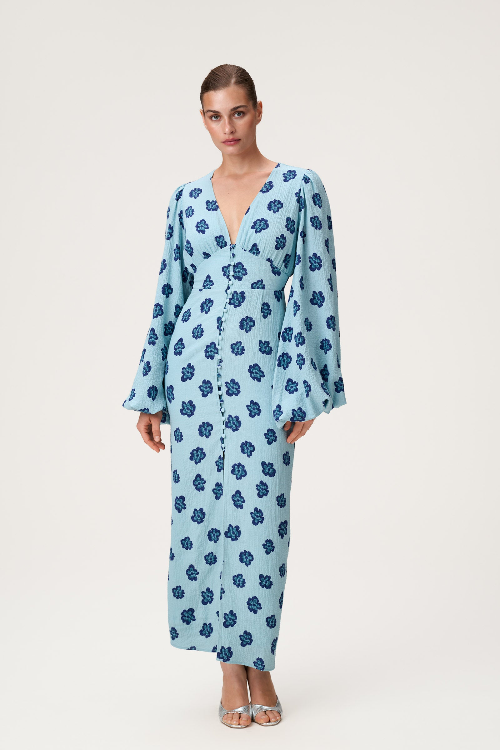 Positano Dress in Turquoise - Shop now adoore.com Positano Dress in Turquoise - Shop now adoore.com