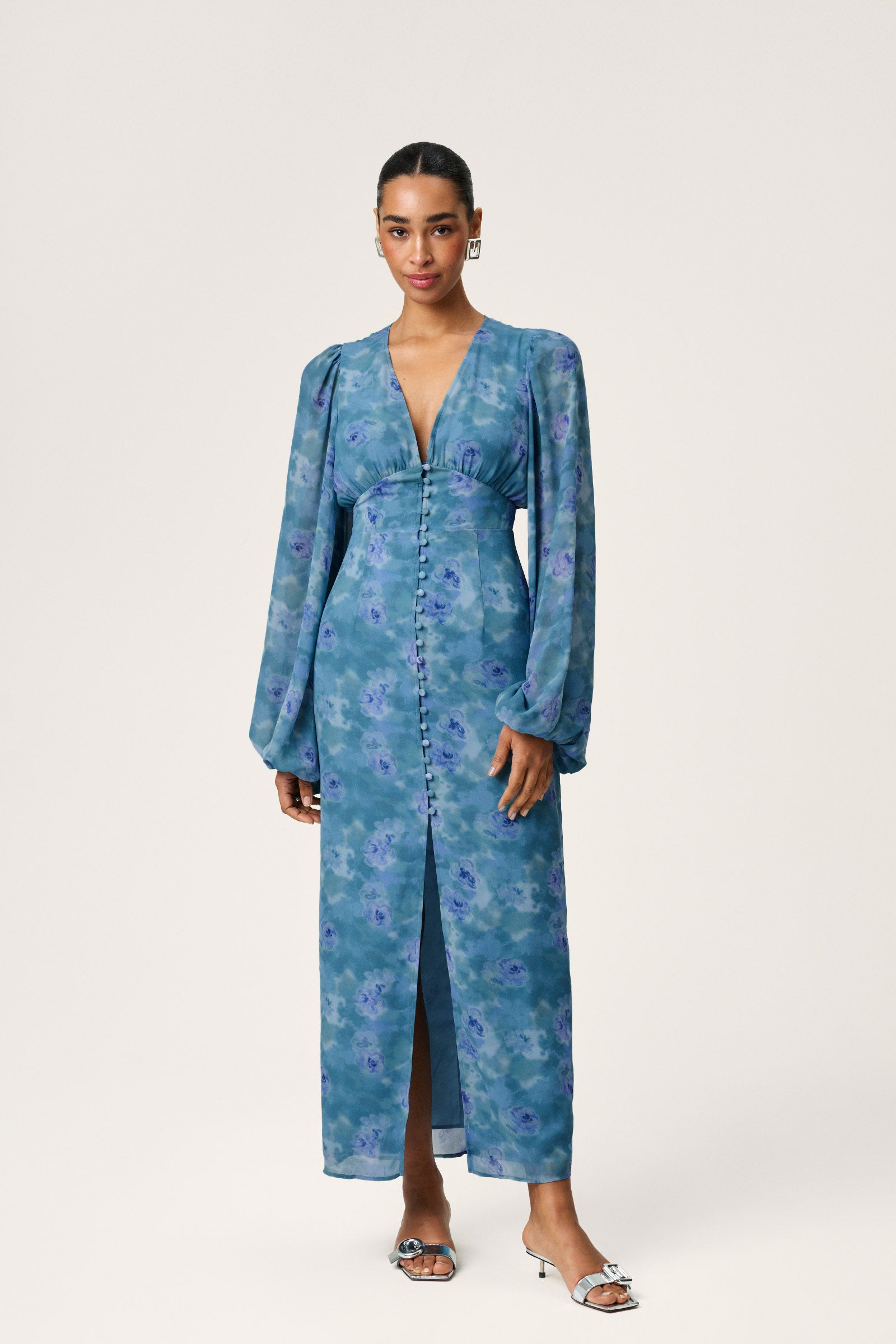 Positano maxi dress in blue - Shop dress adoore.com Positano maxi dress in blue - Shop dress adoore.com