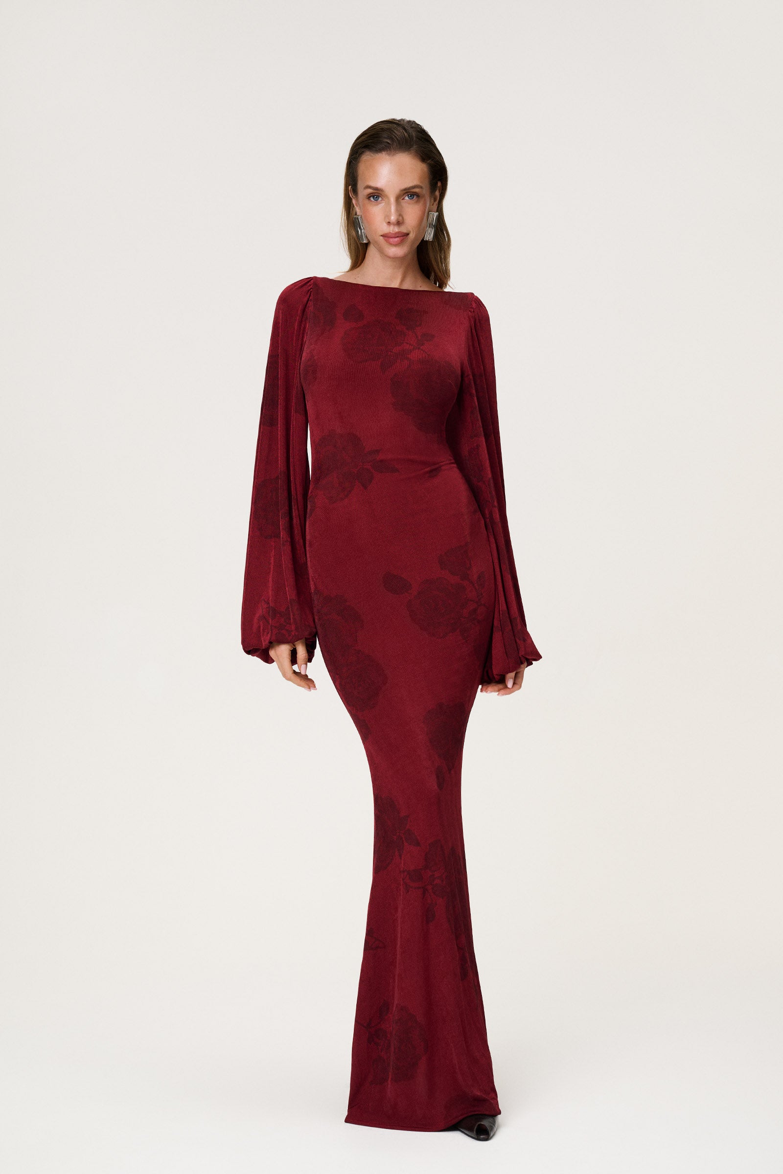 Wrap Dress Pretty Little Thing Red Long Sleeve Dress Plt Green Floral Long  Sleeve Maxi Dress