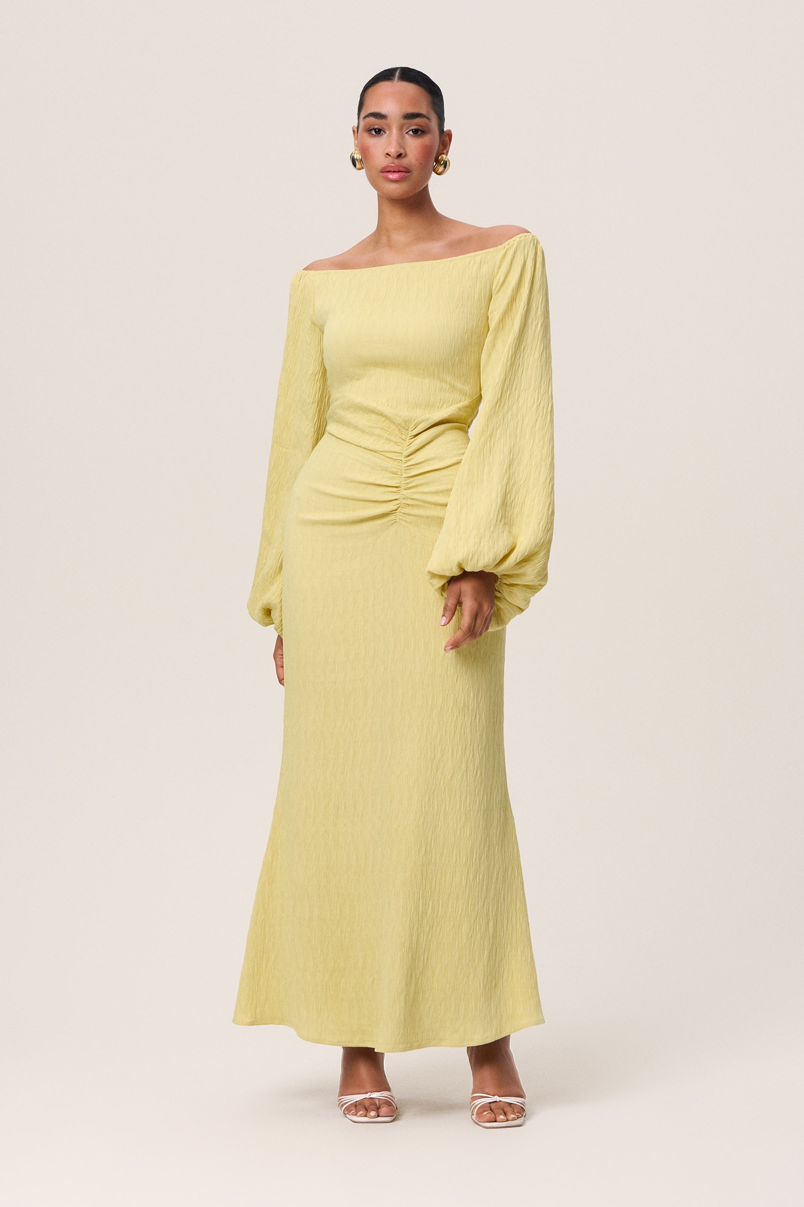 Reno maxi dress in yellow
