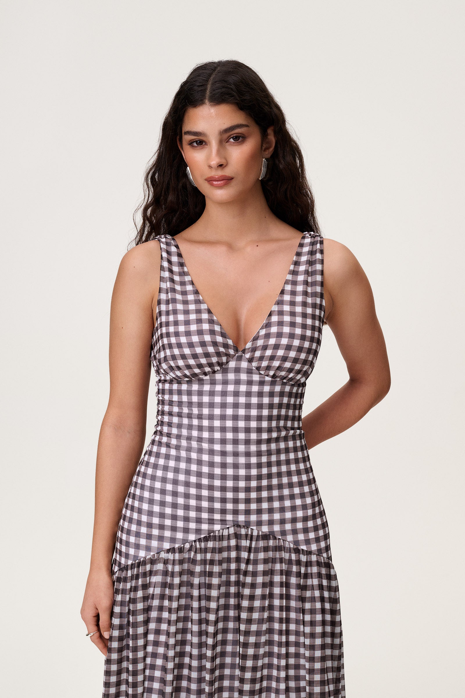 Toulouse maxi dress in brown - Shop now adoore.com Toulouse maxi dress in brown - Shop now adoore.com