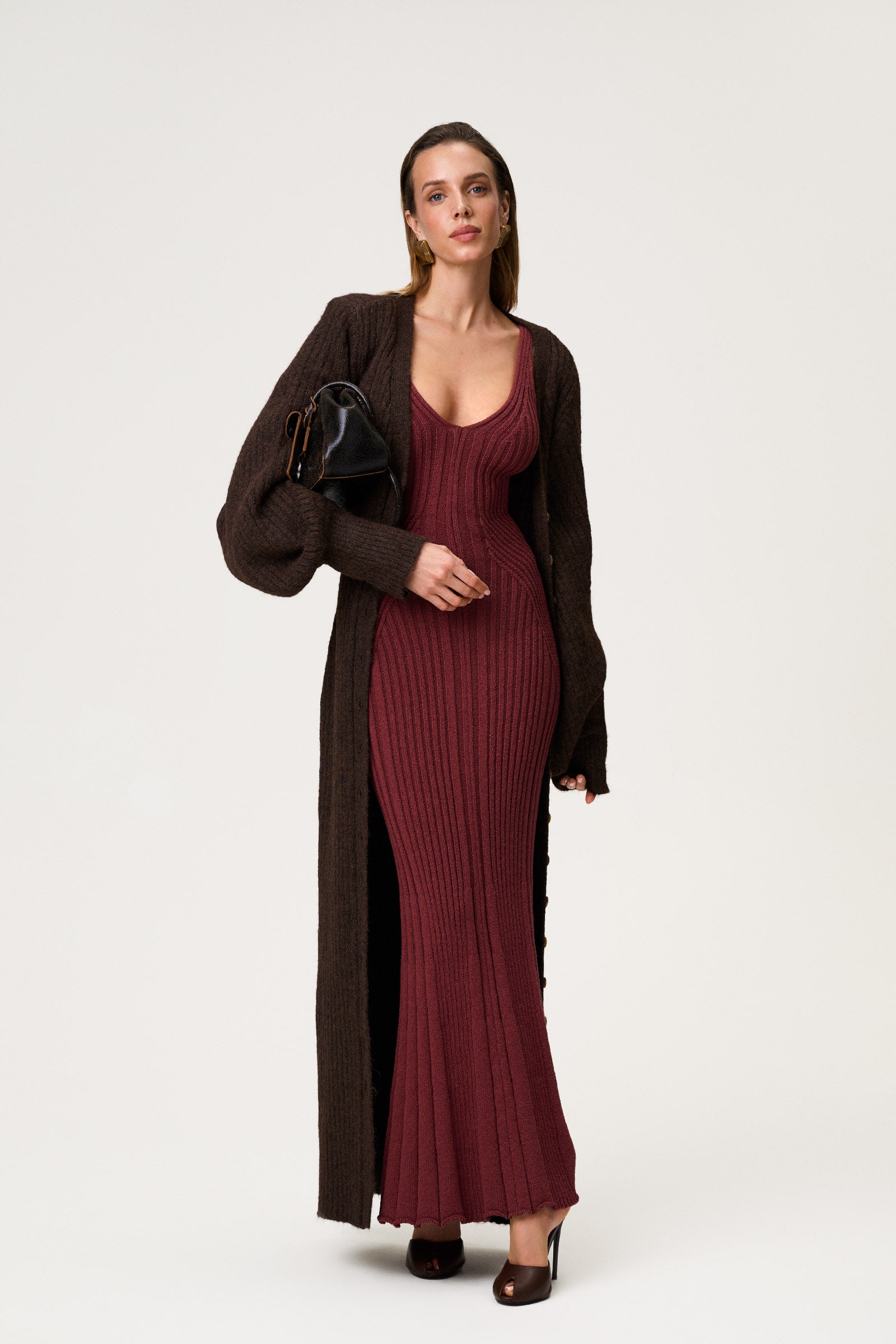 Montana maxi dress in brown - Shop now adoore.com Montana maxi dress in brown - Shop now adoore.com