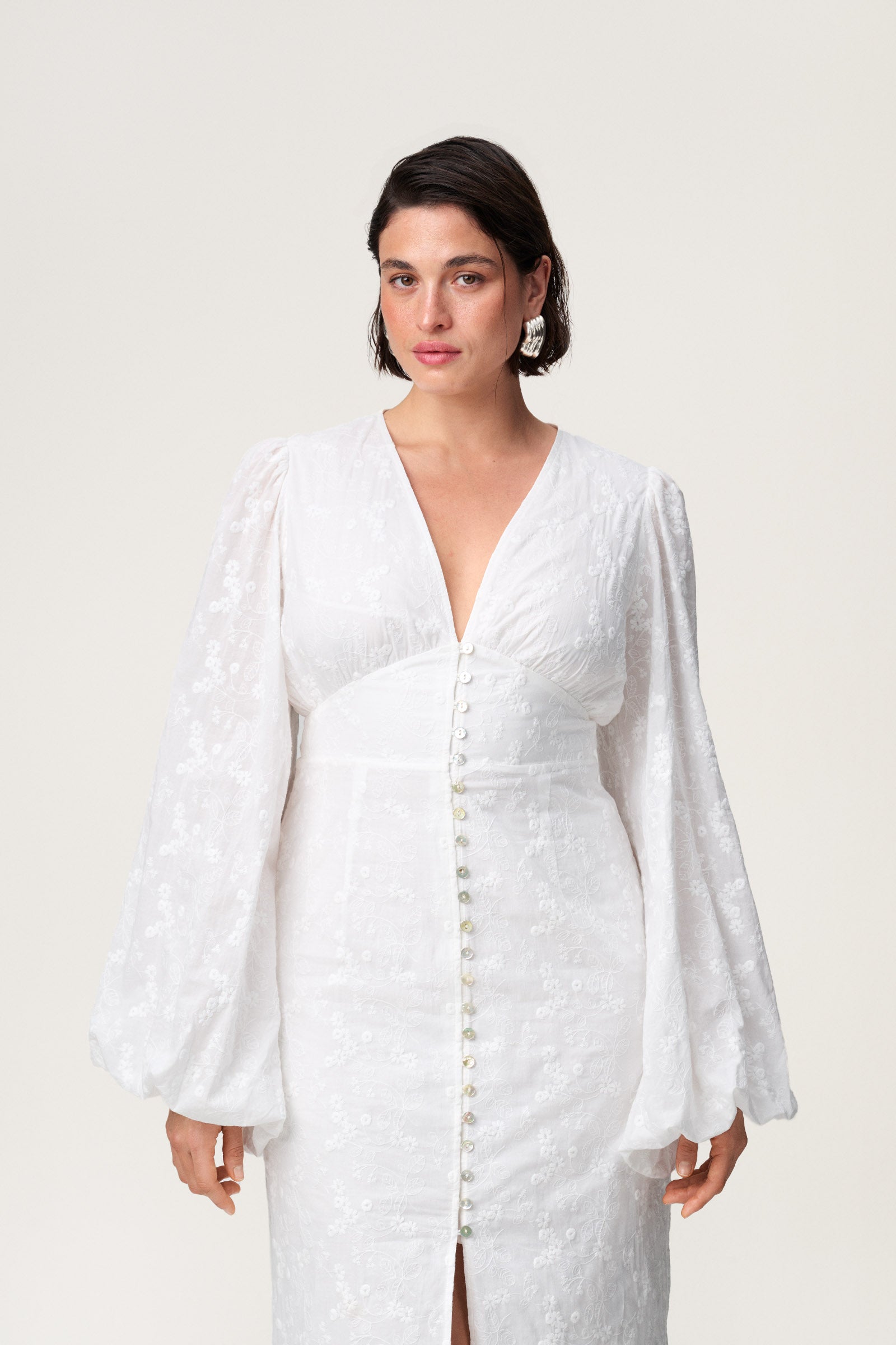 Positano maxi dress in white Positano maxi dress in white