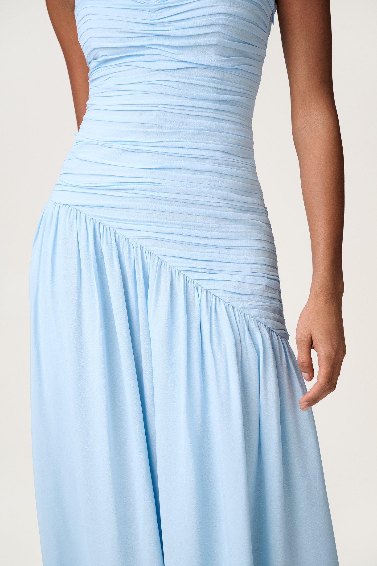 Lima bandeau dress in blue - Shop now adoore.com Lima bandeau dress in blue - Shop now adoore.com