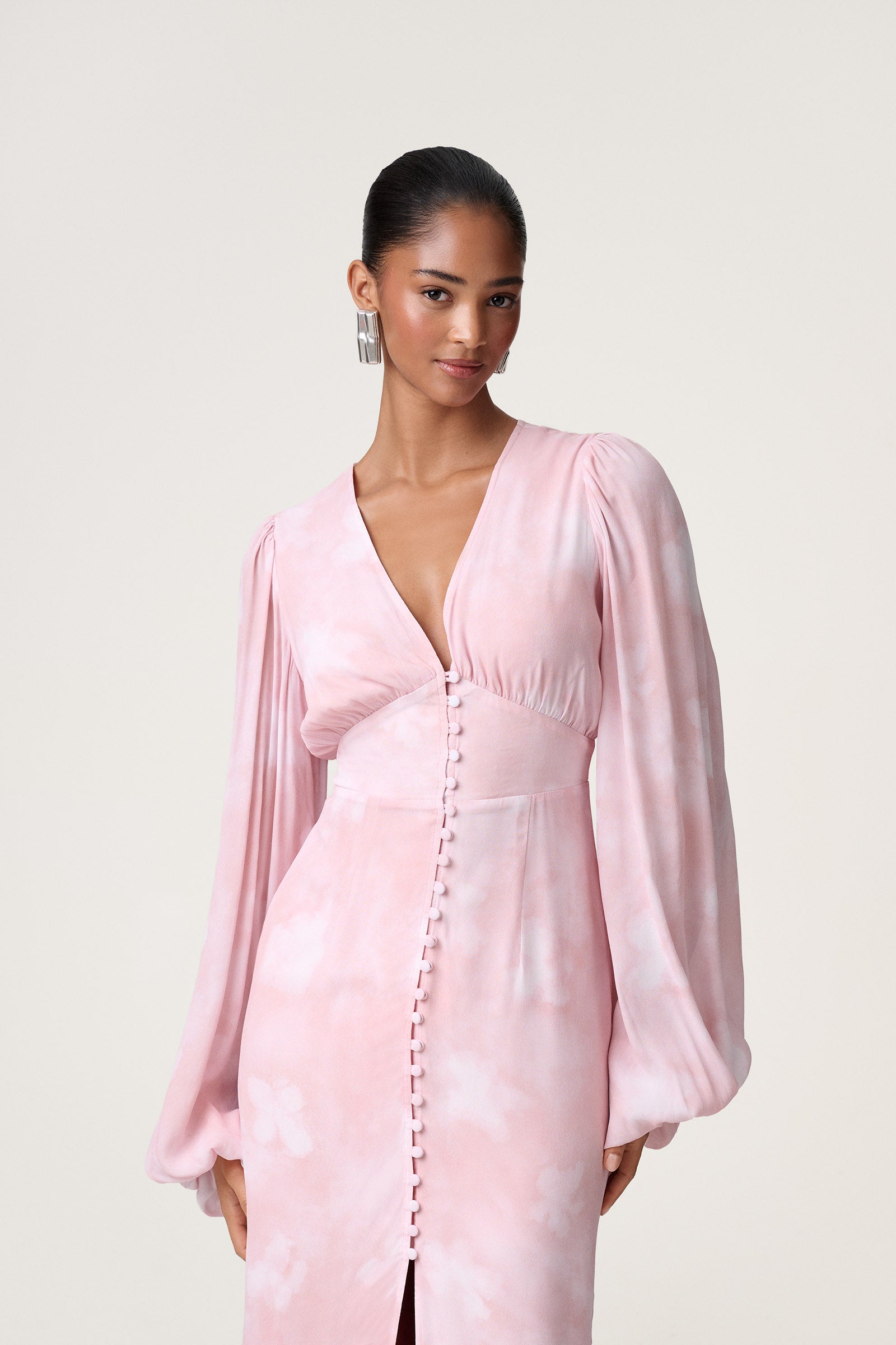 Positano maxi dress in pink - Shop now – adoore.com