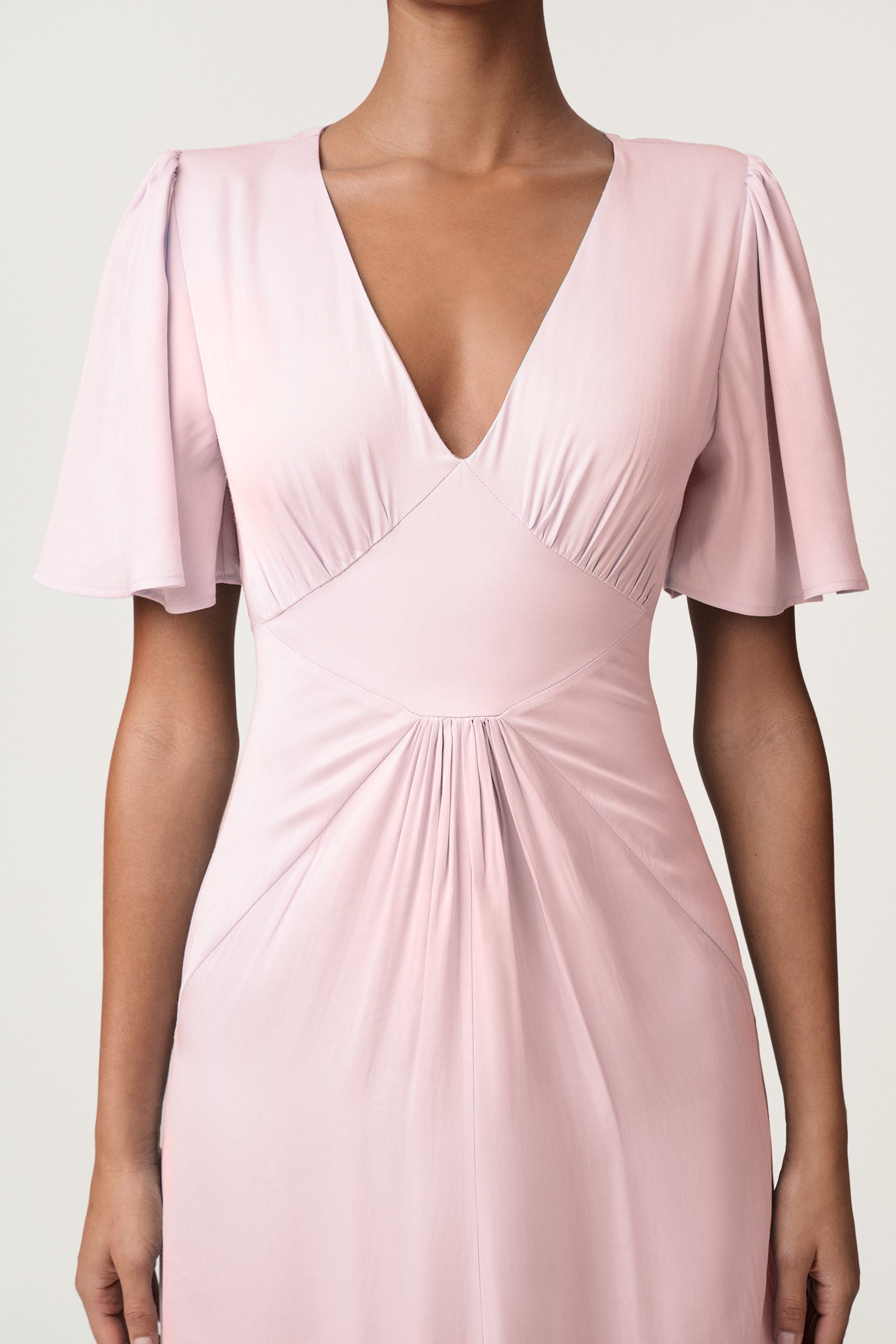 bari satin midi dress 2407 Bari Jay