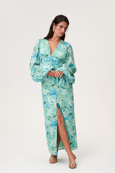 Positano dress in mint floral - Shop now – adoore.com