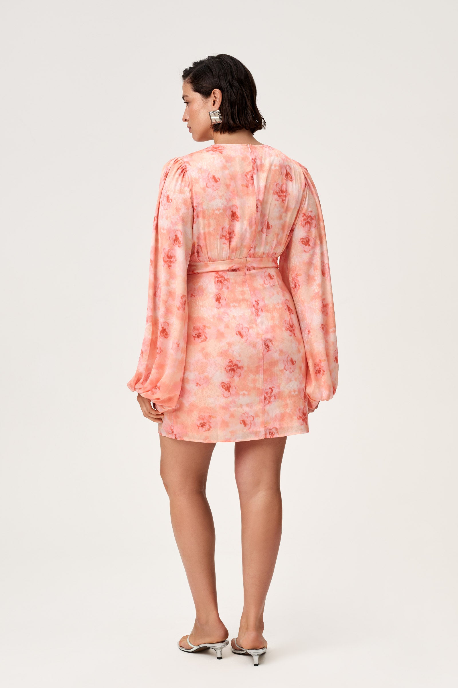 dresses in peach color Florence mini dress in peach