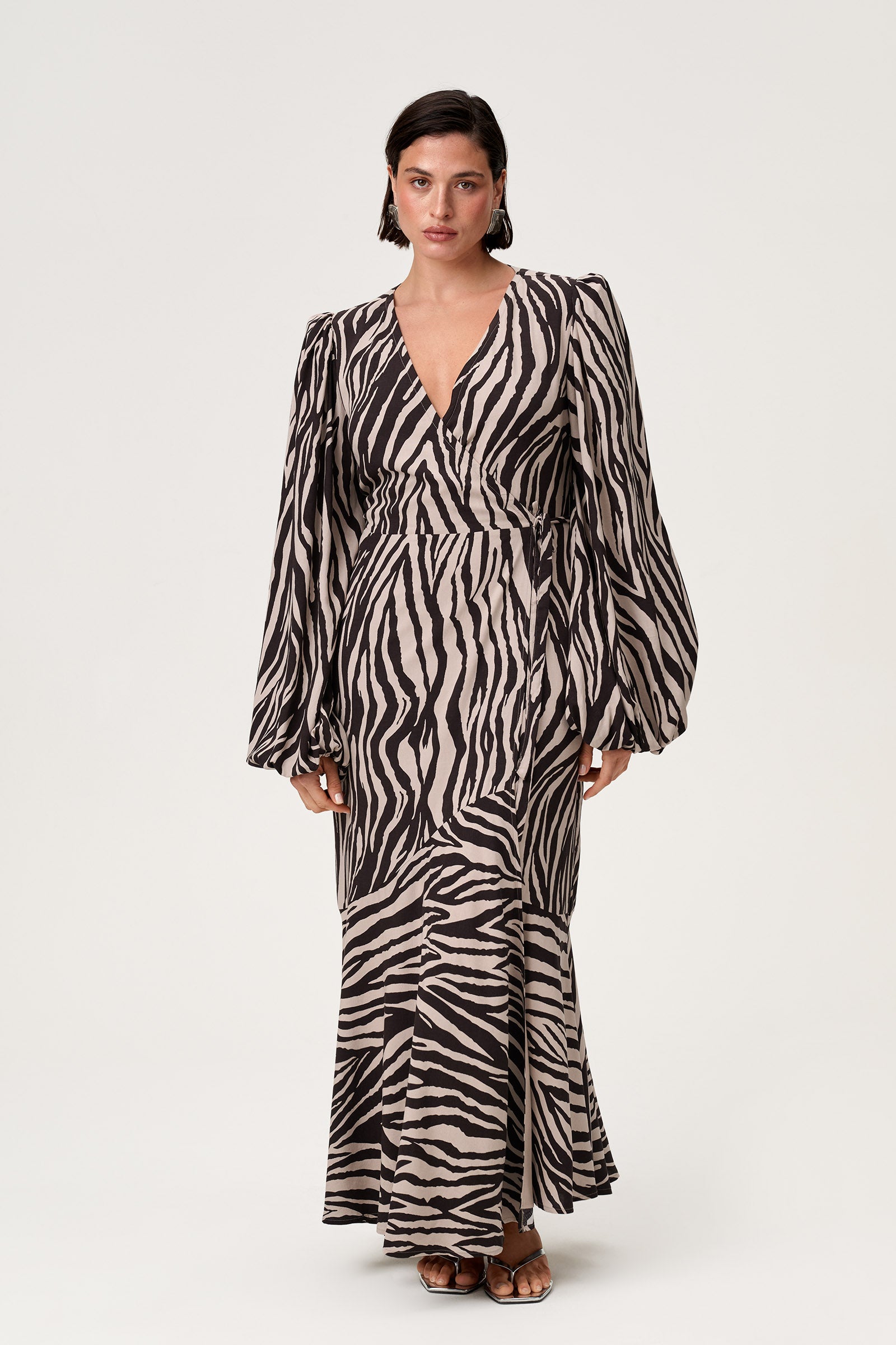 Portofino Maxi Dress in Zebra