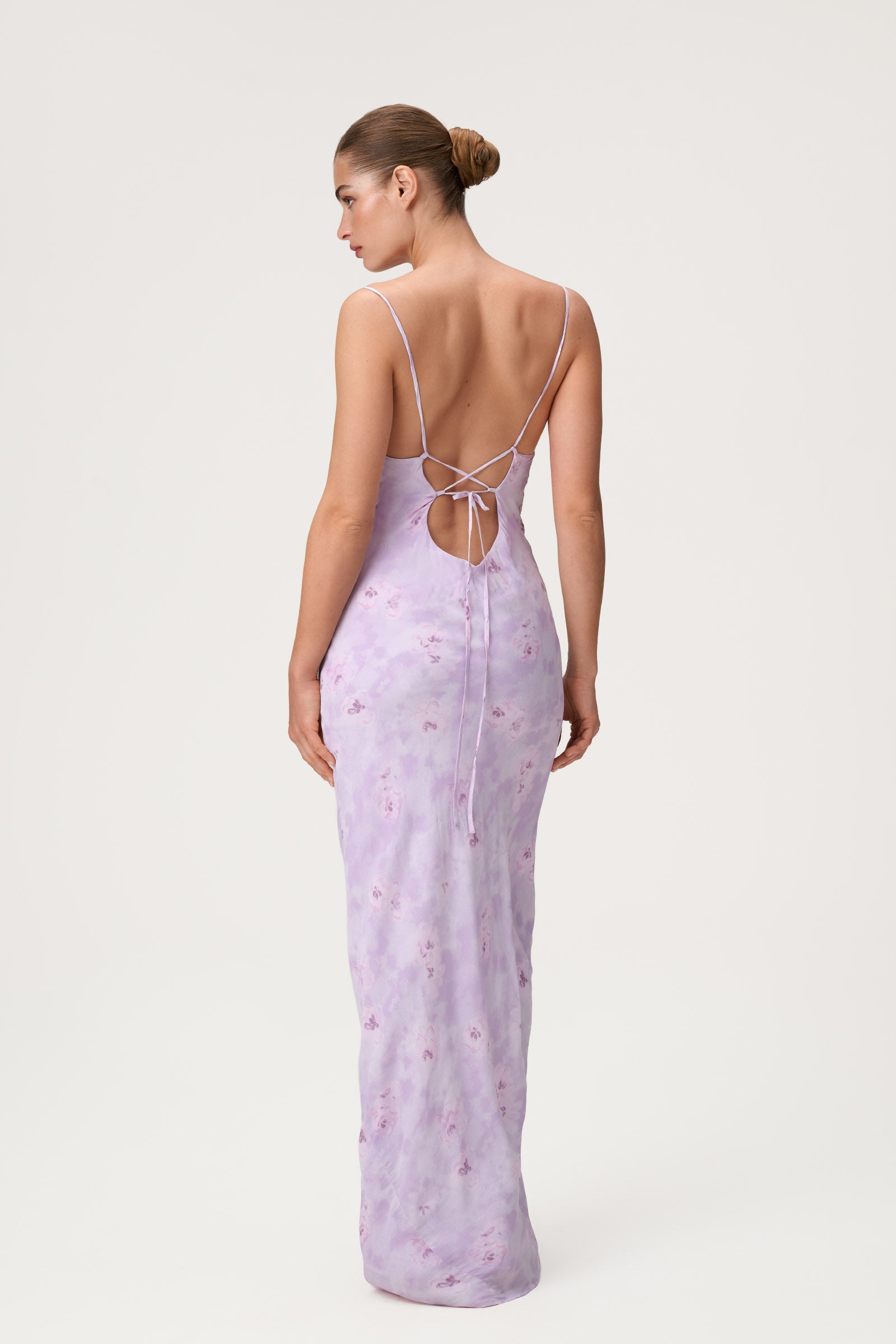 Vienna Maxi Dress in Lavender