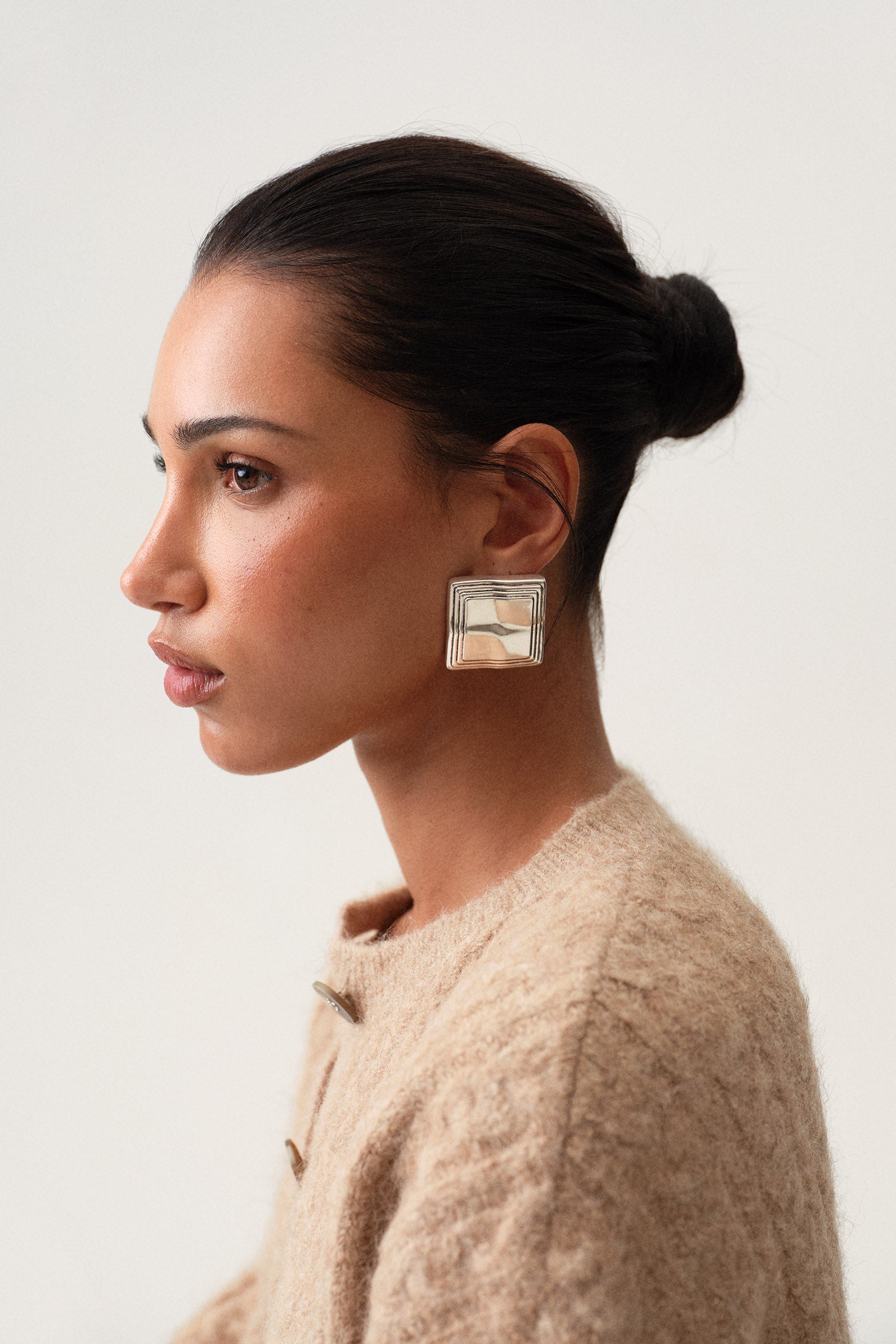 Asymmetric Frame Earring image