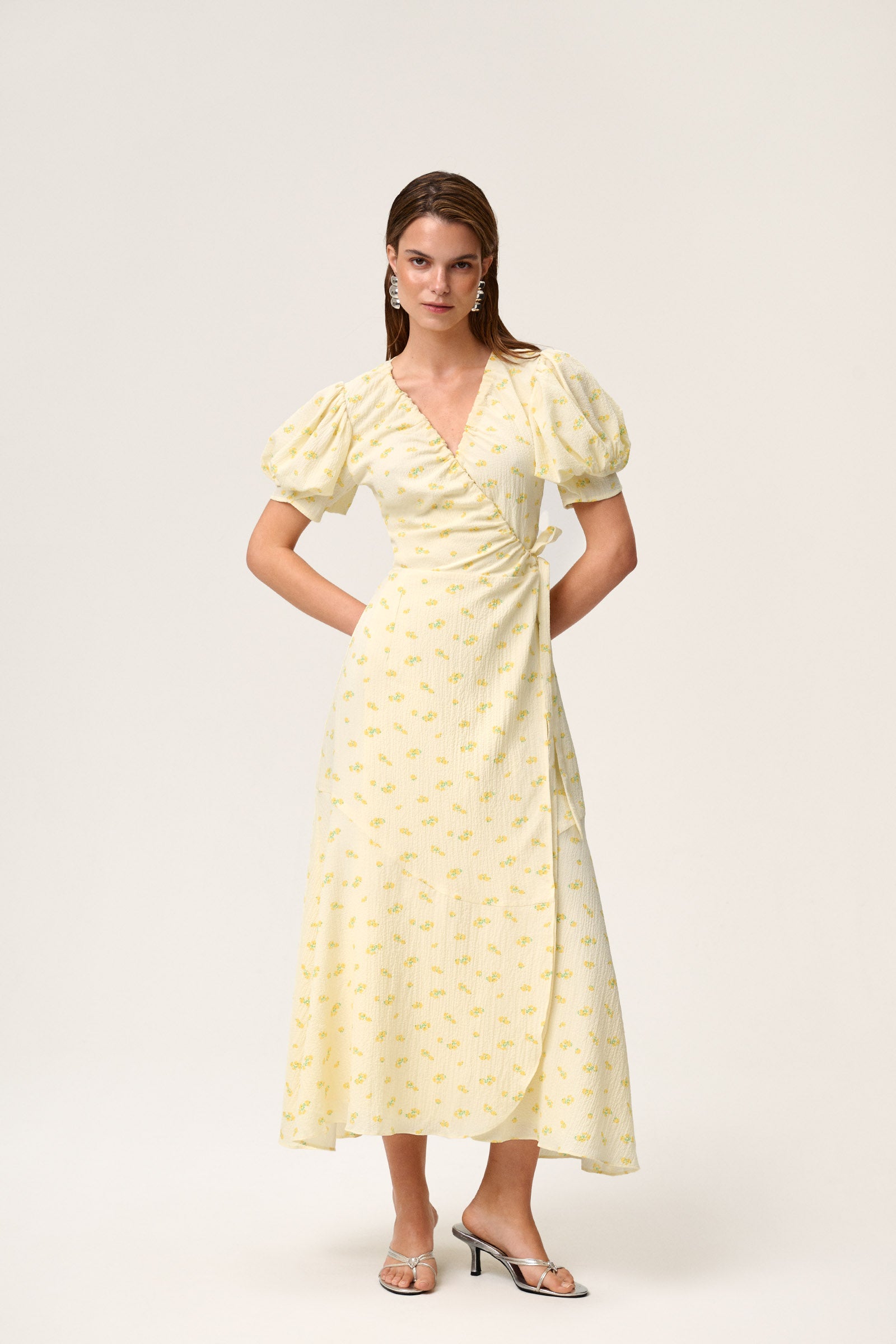 Ferrone midi dress in yellow Shop dress adoore.com Ferrone midi dress in yellow Shop dress adoore.com
