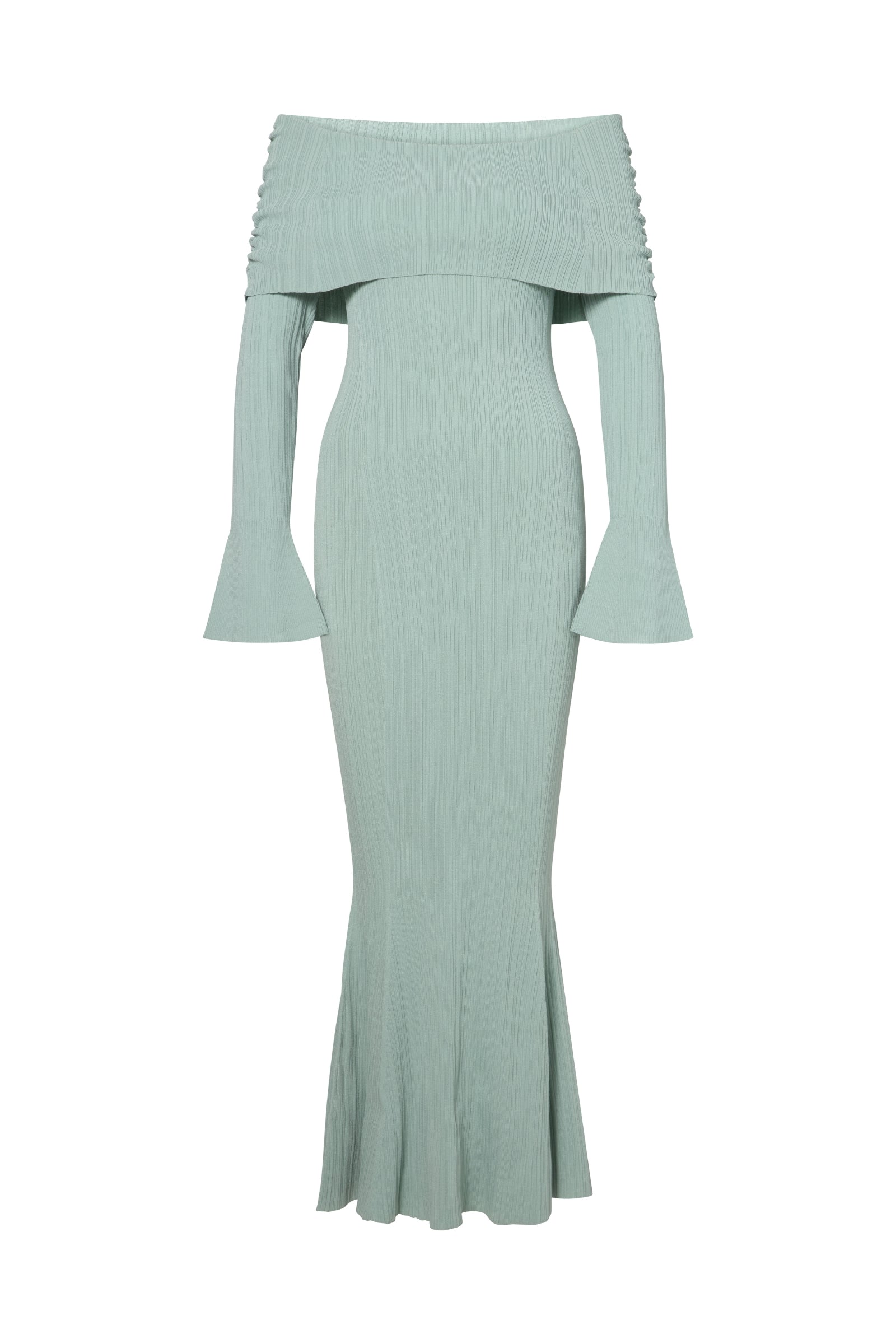 Mint Green Bardot Midi Wedding Dress Sage Green Sage Green Bardot Ruffle Detail Midi Dress Mint Green Bardot Midi Wedding Dress Sage Green Sage Green Bardot Ruffle Detail Midi Dress