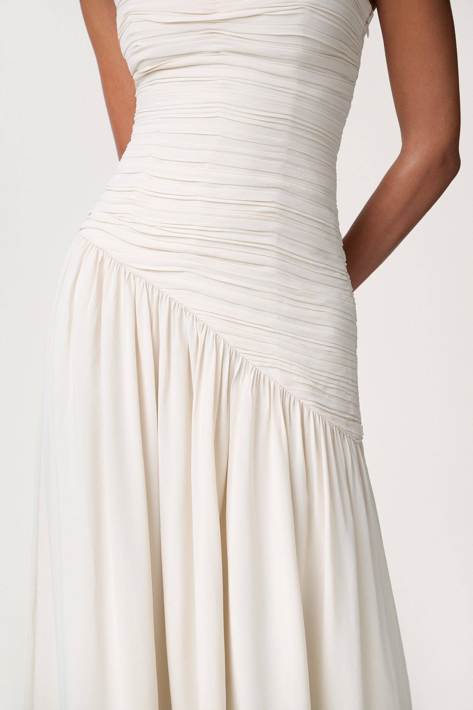 Lima bandeau dress in white - Shop now adoore.com Lima bandeau dress in white - Shop now adoore.com