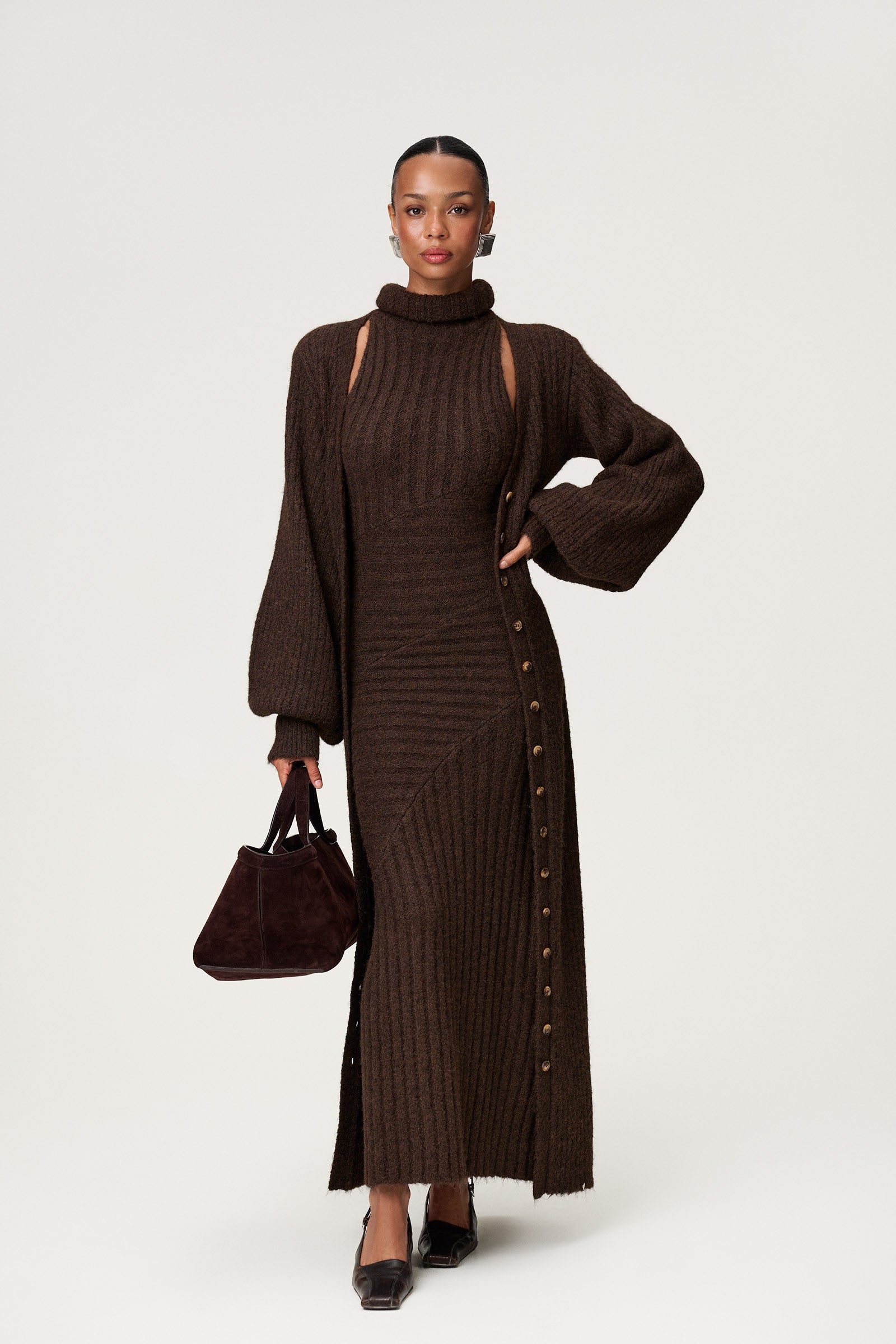 Montana maxi dress in brown - Shop now adoore.com Montana maxi dress in brown - Shop now adoore.com