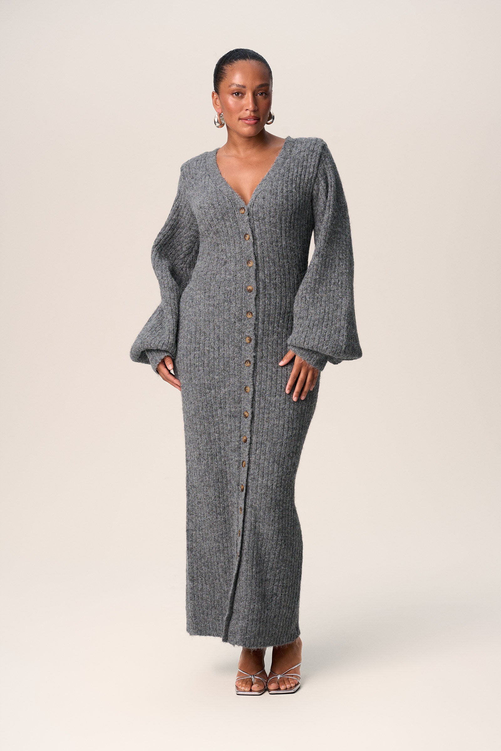 Montana maxi dress in grey Montana maxi dress in grey