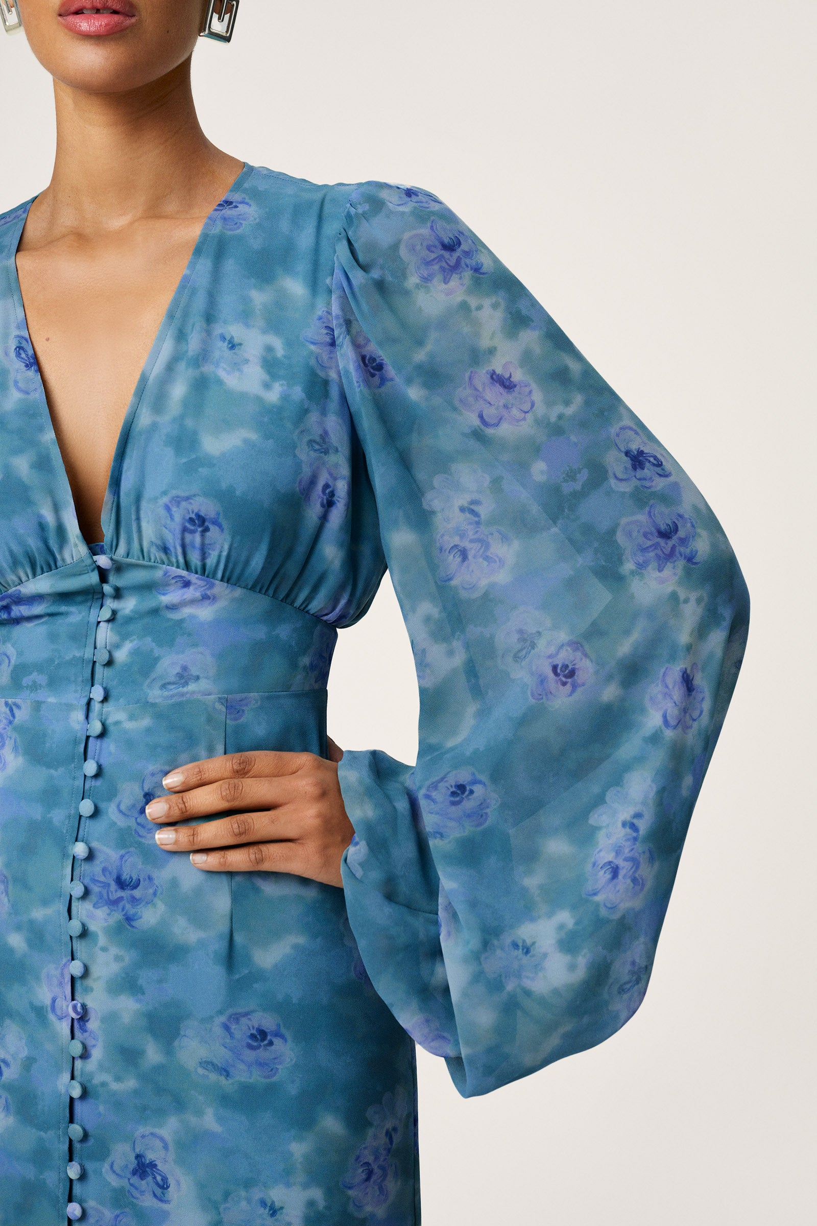 Positano maxi dress in blue - Shop dress adoore.com Positano maxi dress in blue - Shop dress adoore.com
