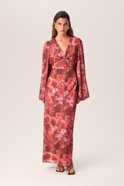 エステラケー　Positano Dress ワンピース　レッド　新品 Positano maxi dress in rust – Shop dress – adoore.com