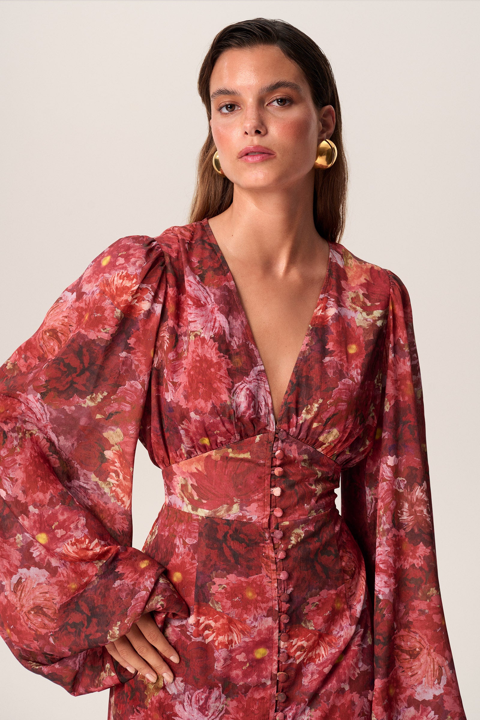 Positano maxi dress in rust – Shop dress – adoore.com
