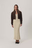 Brixen cropped suede jacket in dark brown with a boxy fit. 